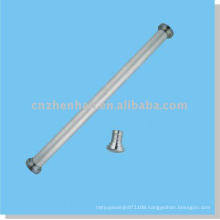 curtain accessories-metal curtain end cap (big size) for round bottom rail of roller blind-window covering component